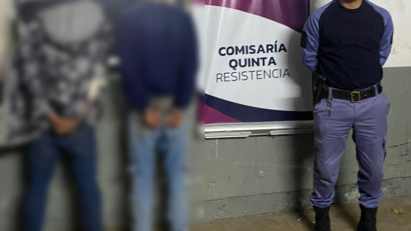Disturbio en la madrugada terminó con dos demorados y el secuestro de un arma casera