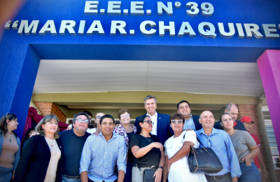 El gobernador inauguró el nuevo edificio de la Escuela Especial 39