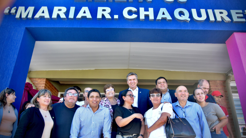 El gobernador inauguró el nuevo edificio de la Escuela Especial 39