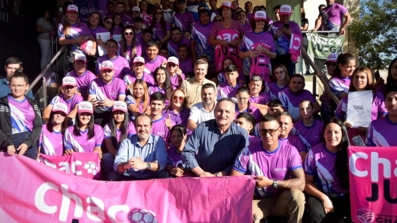 El gobierno lanzó la 3ª edición de Chaco Juega desde Sáenz Peña