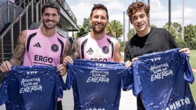 Sueño cumplido para Colapinto en su esperado encuentro con Messi
