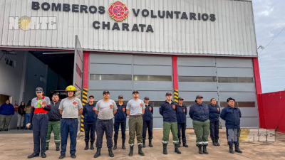 Con un cuartel modelo y un equipo que crece, los Bomberos Voluntarios de Charata celebraron su día