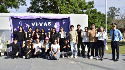 Los Frentones vivió una jornada de concientización bajo el lema "Vivas Nos Queremos"
