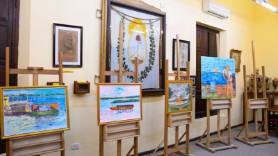 Se inauguró la muestra de arte Corazón de Río de Claudia Belloni