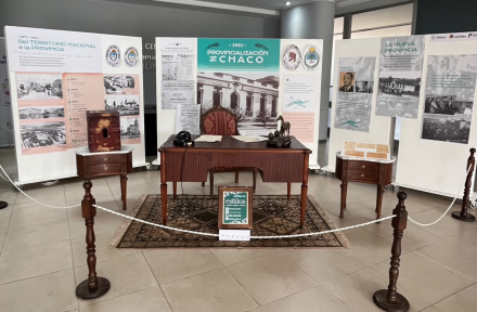 Muestra 75° aniversario de la Provincialización del Chaco