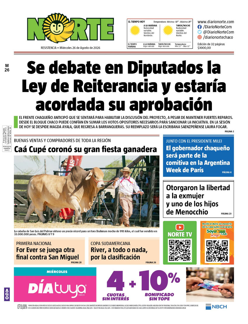 Edición del 26-08-2026