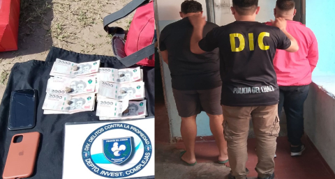 Detuvieron a dos sospechosos de hurto y restituyeron bienes a sus propietarios