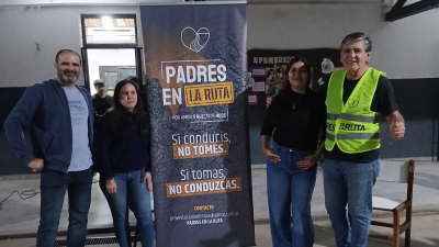 Padres en la Ruta realiza charlas de concientización sobre alcohol al volante en Resistencia