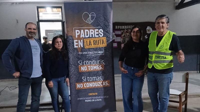 Padres en la Ruta realiza charlas de concientización sobre alcohol al volante en Resistencia
