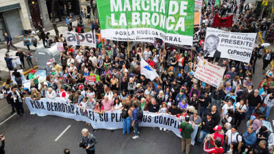 La izquierda marchó contra el gobierno de Milei y dejó un claro mensaje