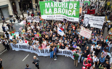La izquierda marchó contra el gobierno de Milei y dejó un claro mensaje