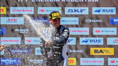 Lucas Carabajal y su bautismo triunfal: "Tuvimos el auto ideal"