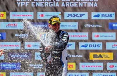 Lucas Carabajal y su bautismo triunfal: "Tuvimos el auto ideal"