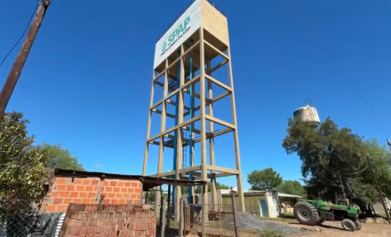 obra que se construye en Posta Cambio Zalazar