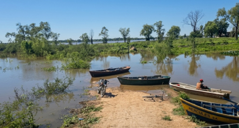 Las localidades que están bajo seguimiento por la crecida del Río Paraná