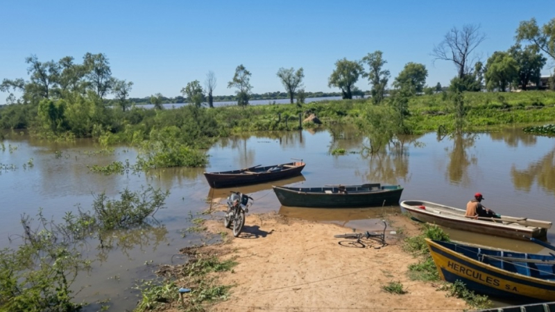 Las localidades que están bajo seguimiento por la crecida del Río Paraná