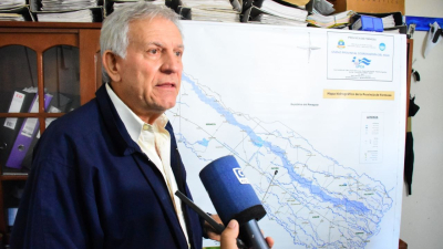 Zambón estimó que la crecida del Paraná se manifestará en siete días en Formosa