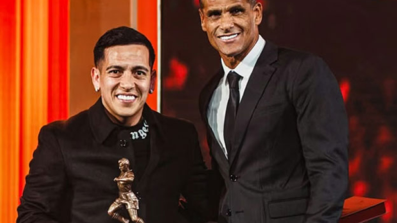 Esequiel Barco fue elegido el mejor jugador de la liga de Rusia