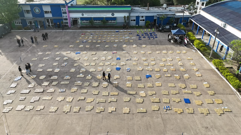 Interceptan una carga con casi 5.000 kilos de marihuana en Chaco