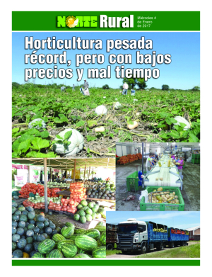 Horticultura pesada record, pero con bajos precios y mal tiempo