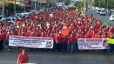 México: los mineros se suman a las protestas contra el “gasolinazo”