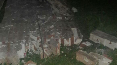 Una nena está grave tras ser aplastada por un muro