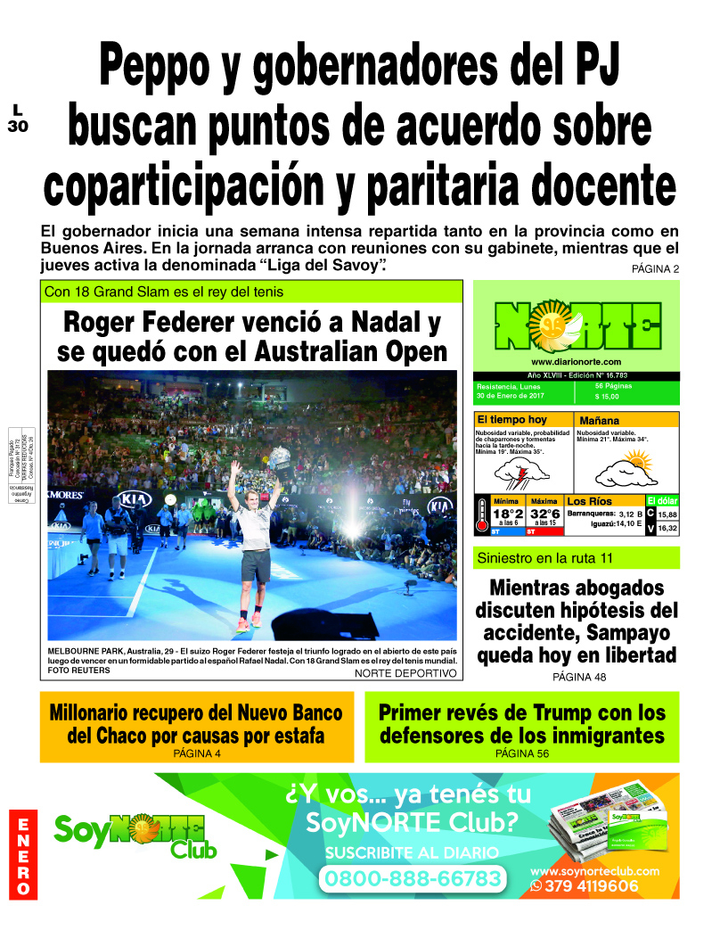 Edición del 30.01.17