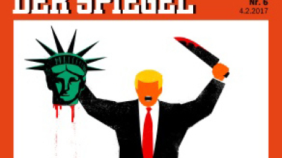 Revista alemana causa furor con Trump en su portada con la Estatua de la Libertad decapitada