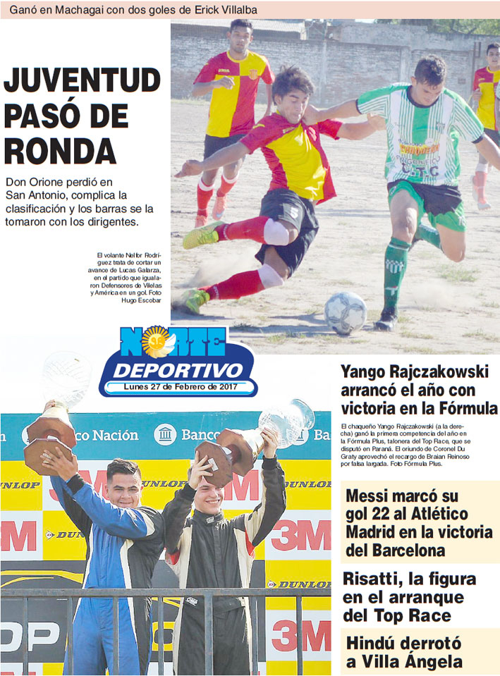 Juventud pasó de ronda
