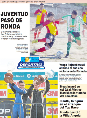 Juventud pasó de ronda