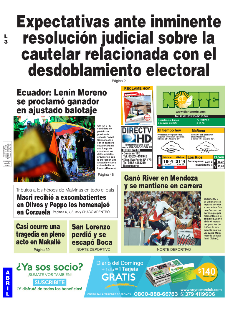 Edición del 03.04.17