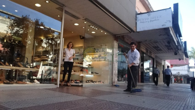 El paro se hizo sentir: comercios abiertos pero con pocos clientes