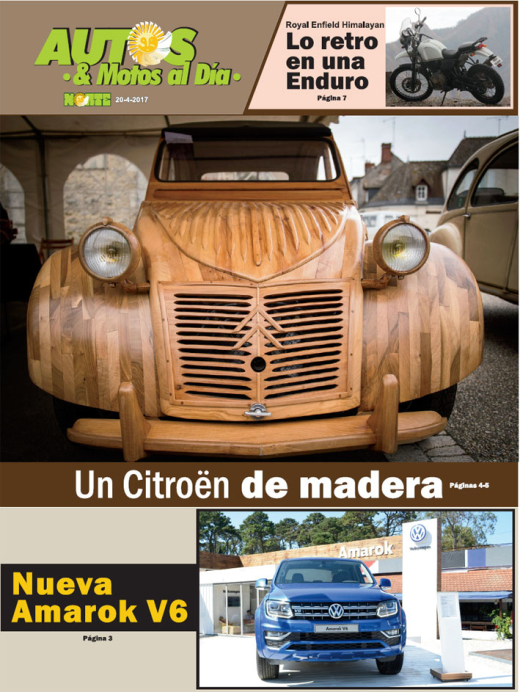 Un Citroën de madera