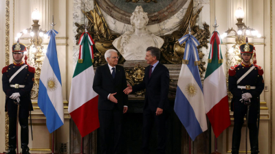 Macri y Matarella destacaron los vínculos bilaterales y las posibilidades de un acuerdo Mercosur-UE