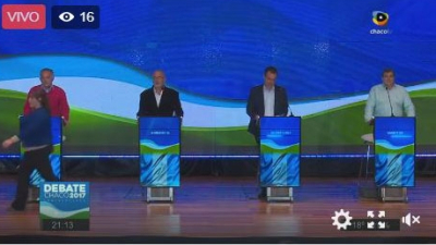 Castelli es el centro del primer debate de candidatos a diputados