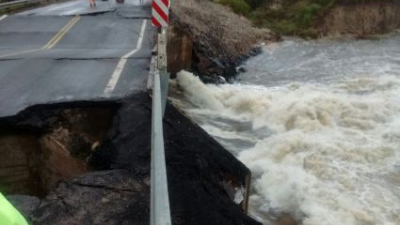 La ruta 12 nuevamente cortada en Itatí