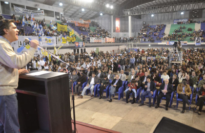 Jorge Capitanich cierra la campaña del Frente Chaco Merece Más en Sáenz Peña
