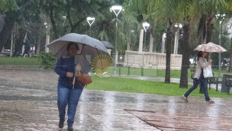 Escasas lluvias dejó la tormenta del sábado por la noche