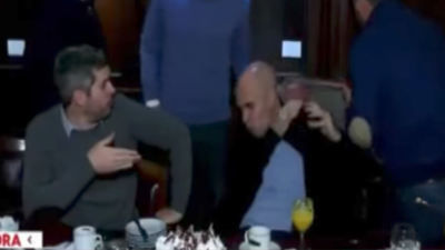 Un cuadro golpeó en la nariz a Rodríguez Larreta