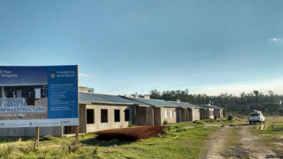 San Bernardo: 68 familias esperan sus viviendas que tienen un avance de obra del 27%