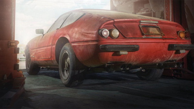 Una Ferrari única y abandonada