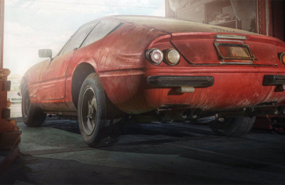 Una Ferrari única y abandonada
