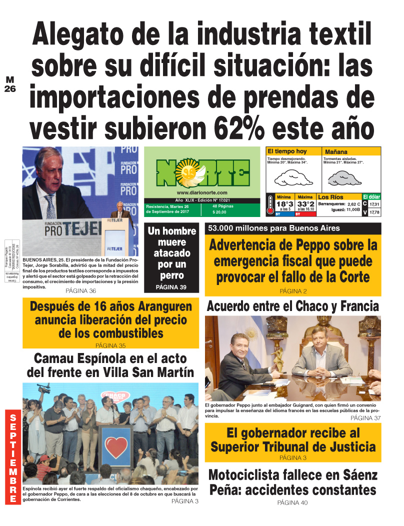 Edición del 26.09.17