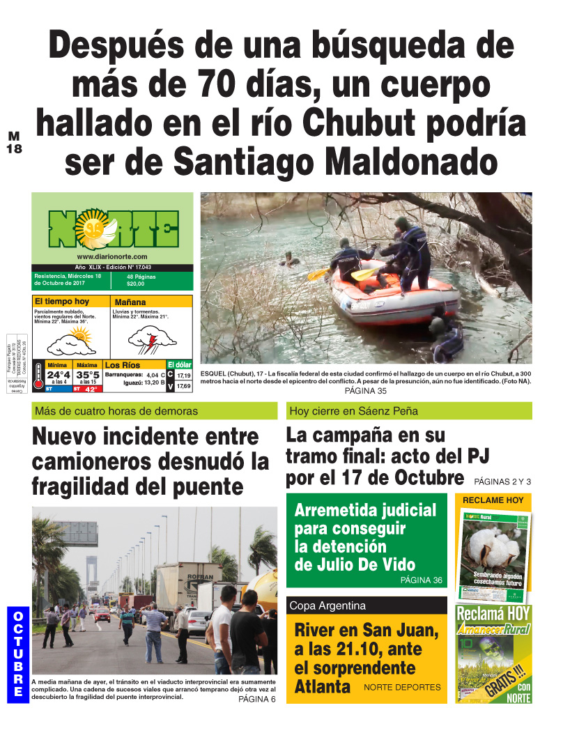 Edición del 18.10.17