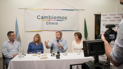 Frigerio llega hoy a Resistencia para dar respaldo a candidatos de Cambiemos