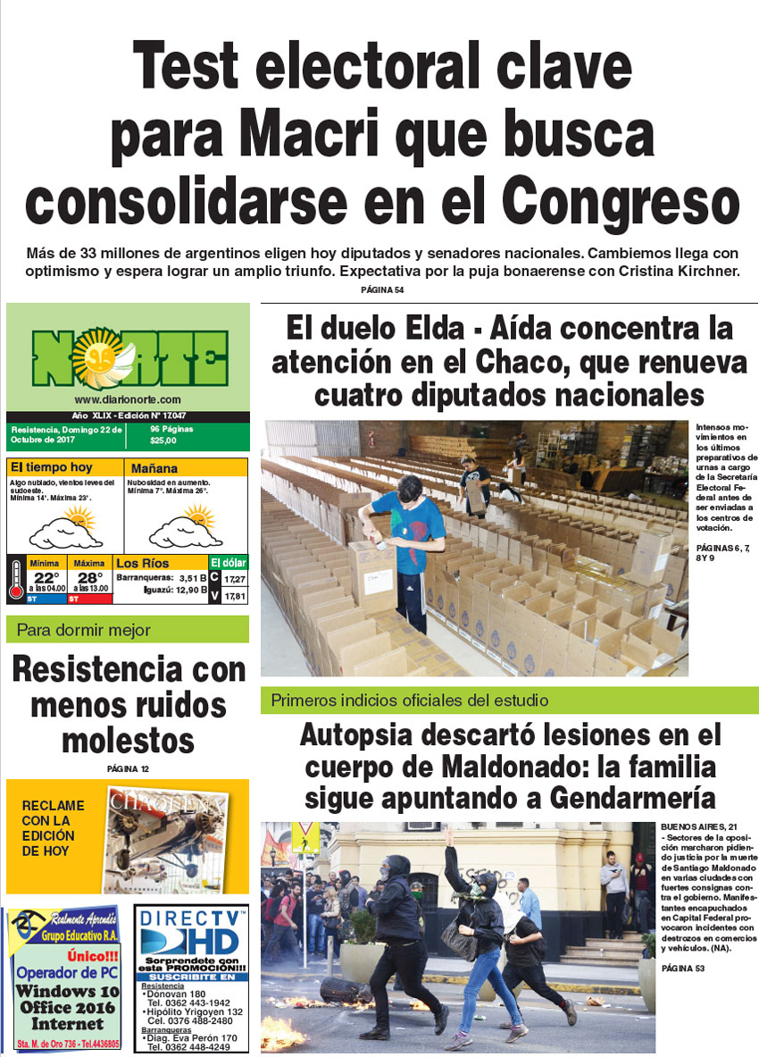 Edición del 22.10.17