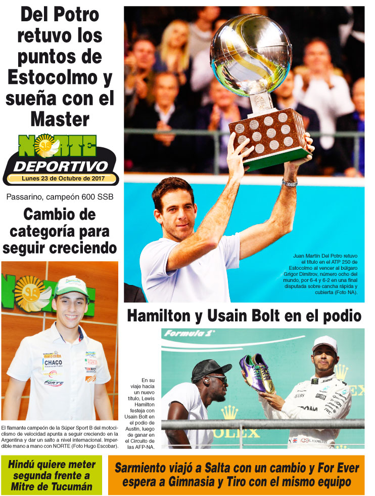 Del Potro retuvo los puntos de Estocolmo y sueña con el Master