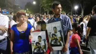 Nutrida movilización por la aparición de Nicolás Leiva