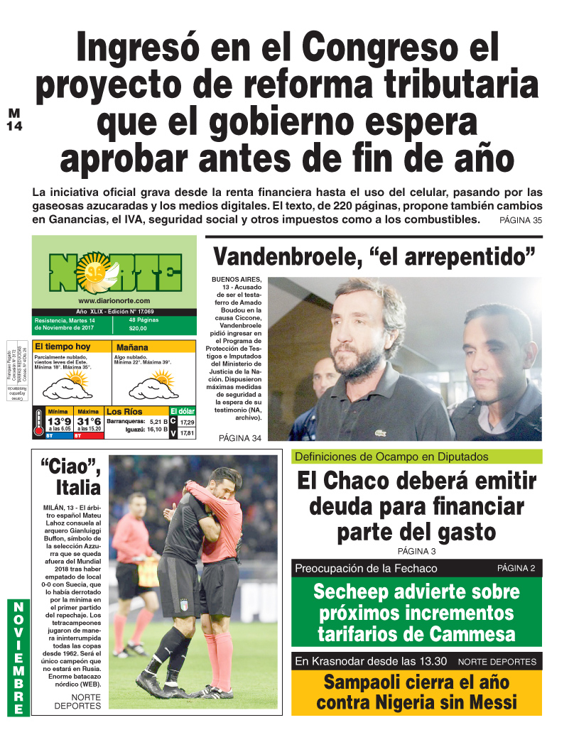 Edición del 14.11.17