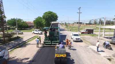 Se habilitarán mañana 1.500 metros de repavimentación sobre ruta Nº 4